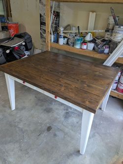 55" x 42" Dining Table and Chairs