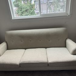Crate & Barrel Couch 90 Inch
