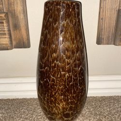Beautiful Animal Print Glass Vase