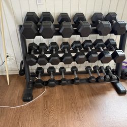 Free weights + Rack