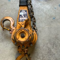 3/4 Ton Harrington Come Along Long Chaine USA Used 165 Dls Hablo Español 