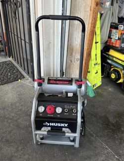 Husky 4.5 Gal. Portable Electric-Powered Silent Air Compressor