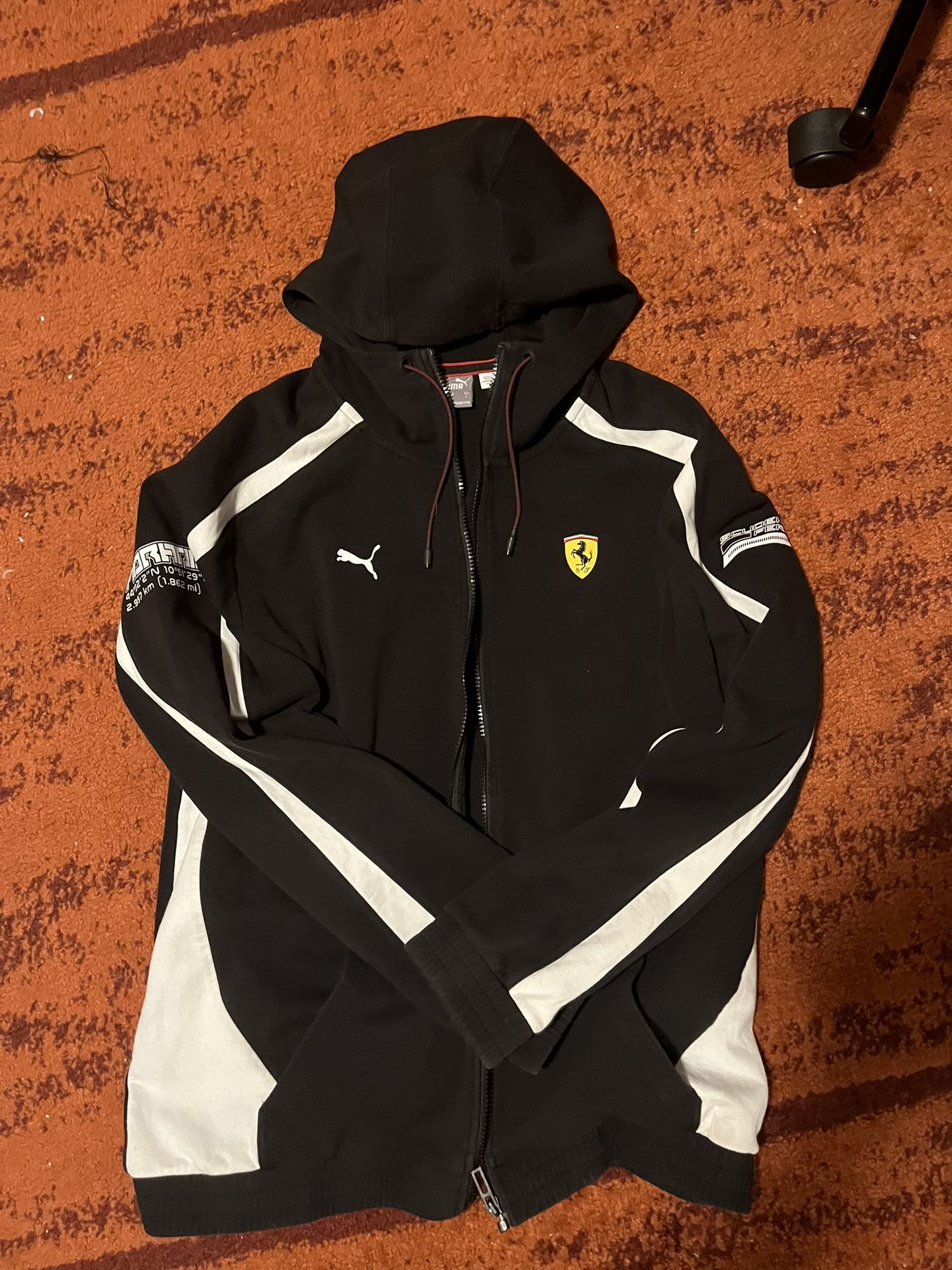 Puma Ferrari zip up hoodie