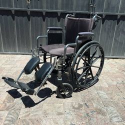 Invacare 19” inch Veranda Wheelchair w/ Leg Rests