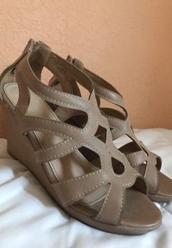 Beige Wedges