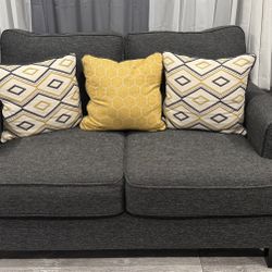 Love Seat  Set And Table And End Tables 