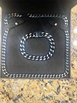Stainless Steel Bracelet And Chain 