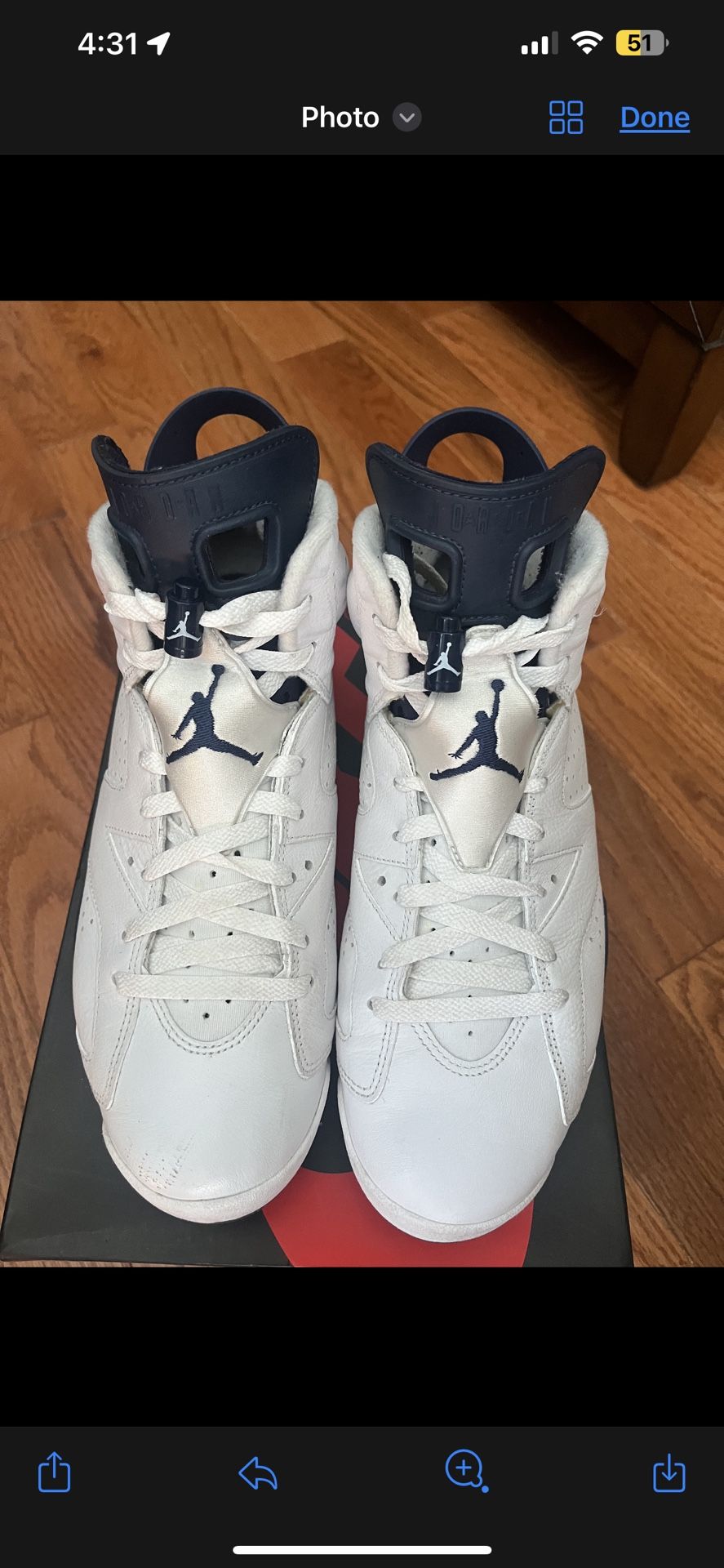 Jordan 6 Midnight Navy