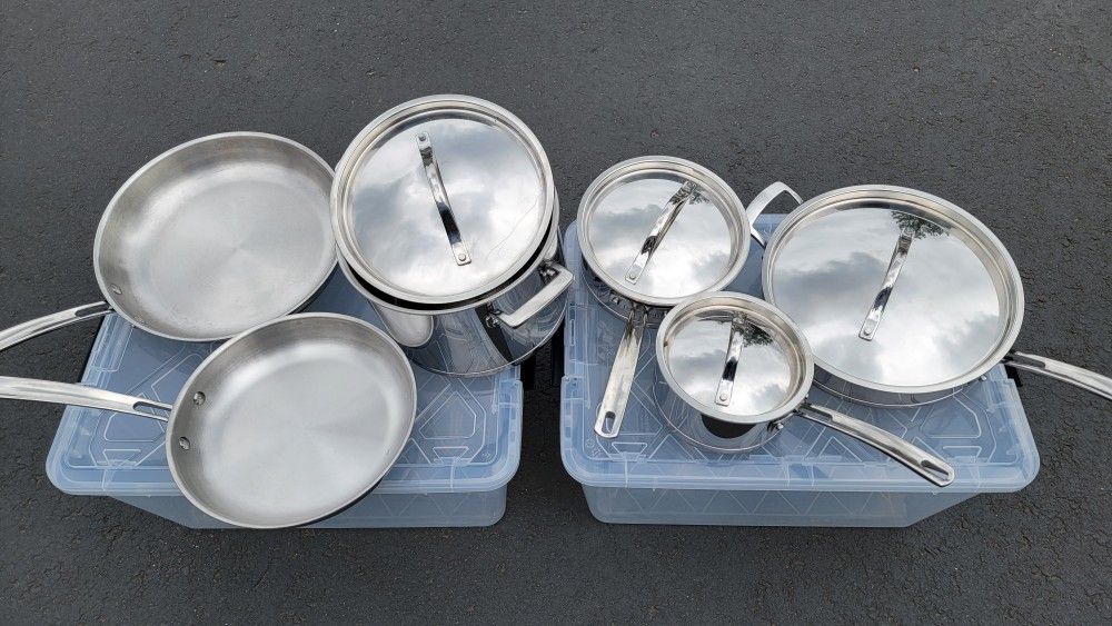 Kirkland Stainless Steel Pots And Pans (Cookware)