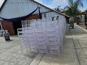 Chiavari Clear,cross Back Chairs, Sillas De Jardin, Sillas De Trono,pistas De Baile, Canopyss