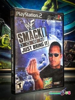 WWE SmackDown Just Bring It (PlayStation 2 2002) PS2 CIB