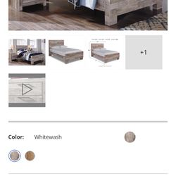 Ashely Furniture Full Size Bed With Mattress 