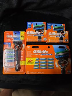 Gillette Fusion5 ProGlide Razor & Blade Cartridge Bundle