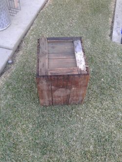 Vintage wood crate