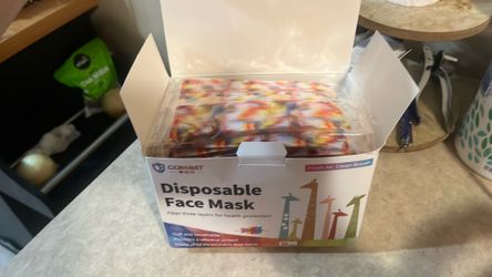 Mask 😷 8$ each box - 50pcs