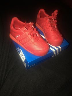 Red Adidas Size 7c