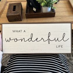 Wood Sign