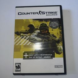 Counter Strike Source PC CD Rom Game 4 Disc Set 2005 Rated M/Mature Tested Works