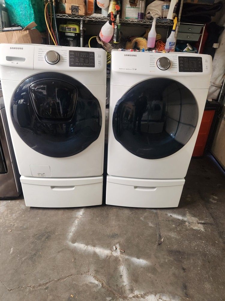 Samsung washing machines are gas They are in good condition 3 months warranty