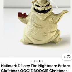 Hallmark Disney Tim Burton's Sally / Oogie Boogie-The Nightmare Before Christmas Ornament / Halloween 