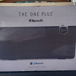 New  Klipsch The One Plus Premium Bluetooth 5.3 Speaker (Matte Black)