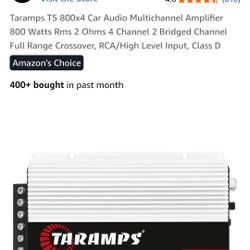 Taramps Ts 800 X 4 Amplifier 