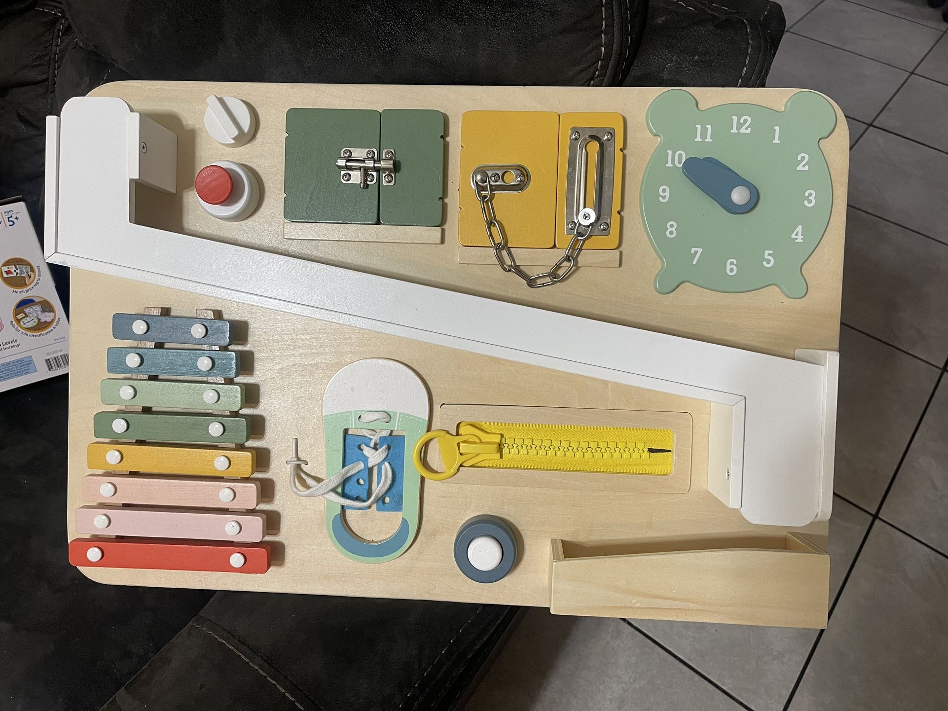 Pottery Barn Kids Wooden Busy Board