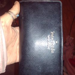 Kate Spade Wallet Black Leather 