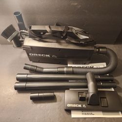 Black Oreck XL BB870-AD Handheld Canister Vacuum Deluxe Tools New Bag Tested USA