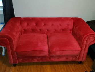 Red Love Seat