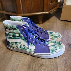 Vans Skate Shoes Custom Leaf Me Alone Men's Size 15 EXCELLENT