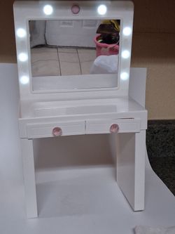American girl doll small vanity toy
