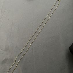 14K GOLD filled box chain