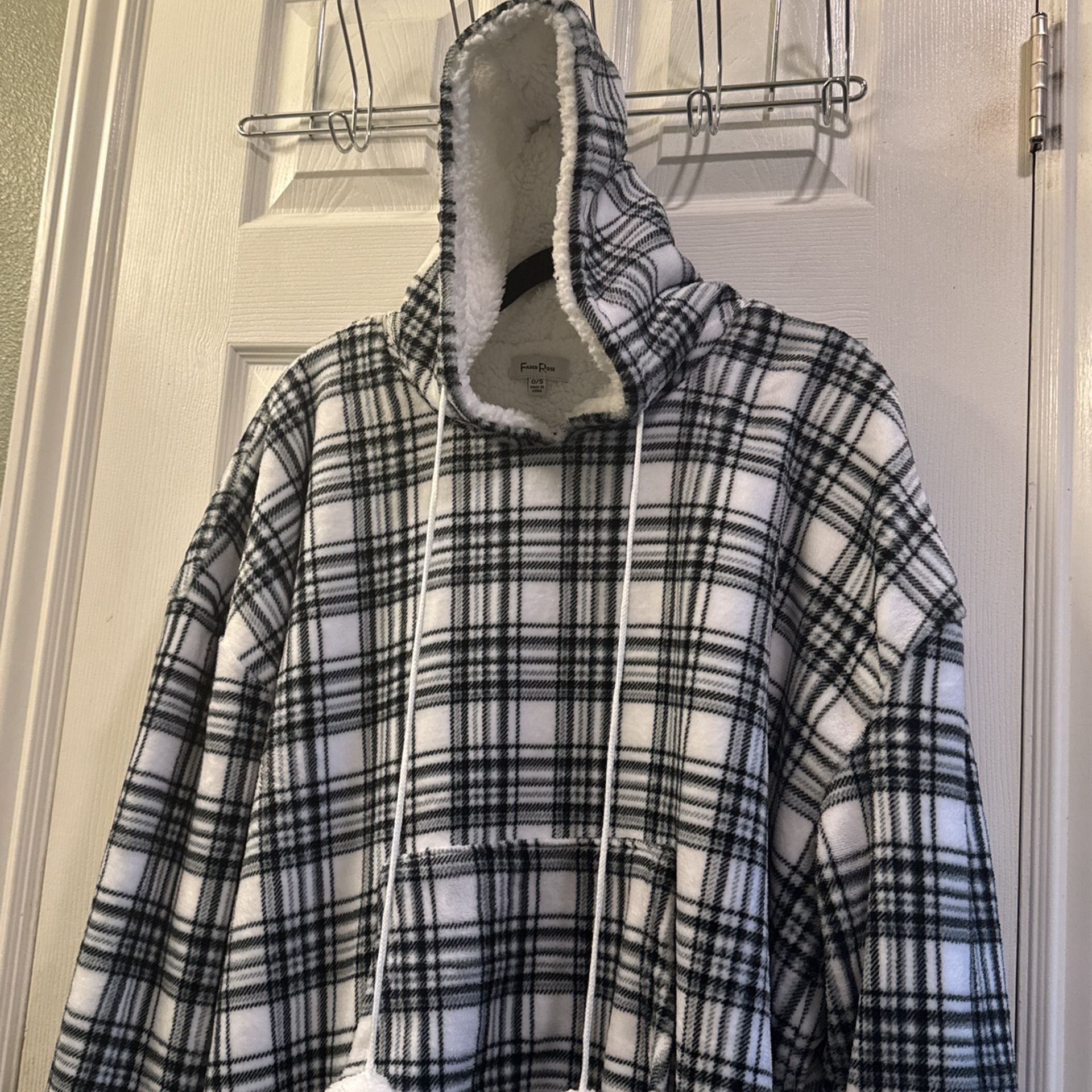 FADED ROSE Snuggle Hoodie. New