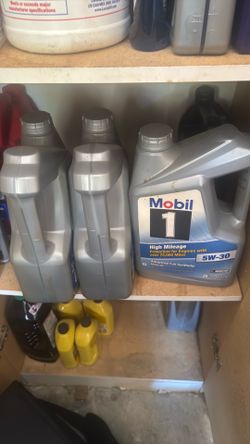3x 5qt Mobil one high mileage 5w-30
