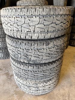 (4) Lt 265-60-20 Bridgestone Dueler A/t