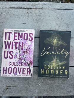 Colleen Hoover Paperback Books-‘Verity’ and ‘It End With Is’