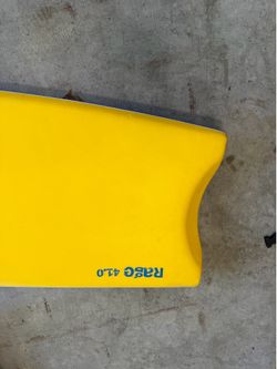 Compact 41-Inch Body Board with Crescent Tail & Leash - Ready for Adventures