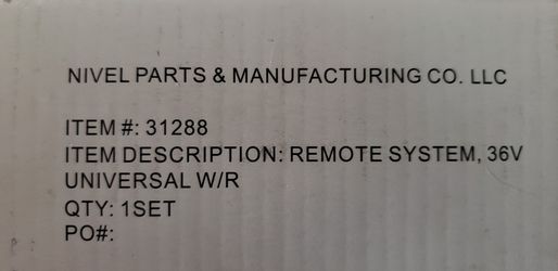 Golf cart security alarm