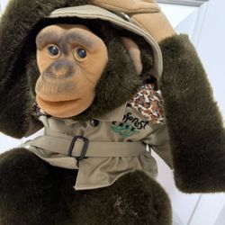 Plush Original Rainforest Cafe Monkey 