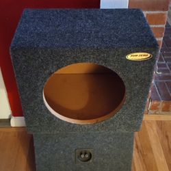 12" Sub-Zero Sealed Subwoofer Box (hatchback/wedge)