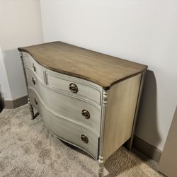 Beautiful Antique Serpentine Dresser