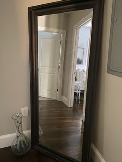 Black West Elm Floor Length Mirror