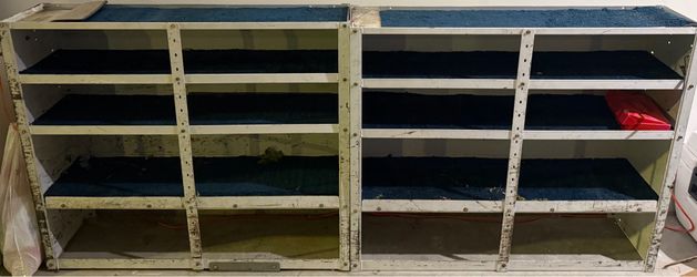Work van shelves