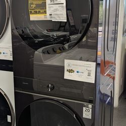 New Samsung Bespoke AI Stacked Laundry Center