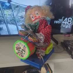 VTG MAMBO Drummer Clown Toy