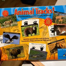 Animal Tracks Game 3 In 1