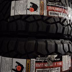 33x12.50R20 NITTO Ridge Grappler Tires 