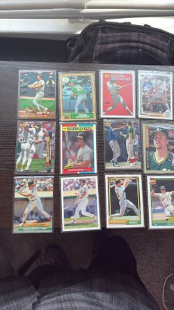 Mark McGuire’s baseball cards