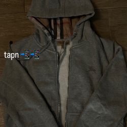 Burberry Zip Up hoodie 